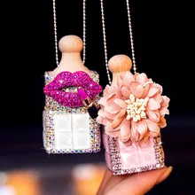 Crystal Car Air Freshener Perfume Diffuser Car Pendant Home Perfume Diffuser Hanging Ornament