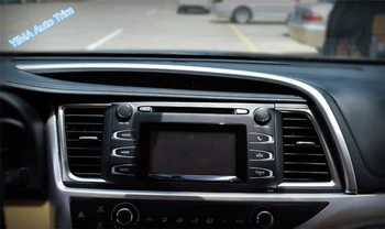 

Lapetus Auto Styling Dashboard Instrument Navigation Strip Frame Cover Trim Fit For Toyota Highlander Kluger 2017 2018 2019 ABS