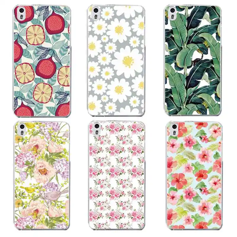 Мягкий прозрачный чехол из ТПУ для HTC D820 M8 M9 A9 Flora Coque Fundas Leaf Daisy силиконовый