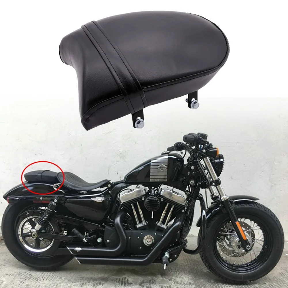Универсальное заднее ПАССАЖИРСКОЕ СИДЕНЬЕ для Harley Sportster XL 883 883XL 883C 883N 2007-2013 |