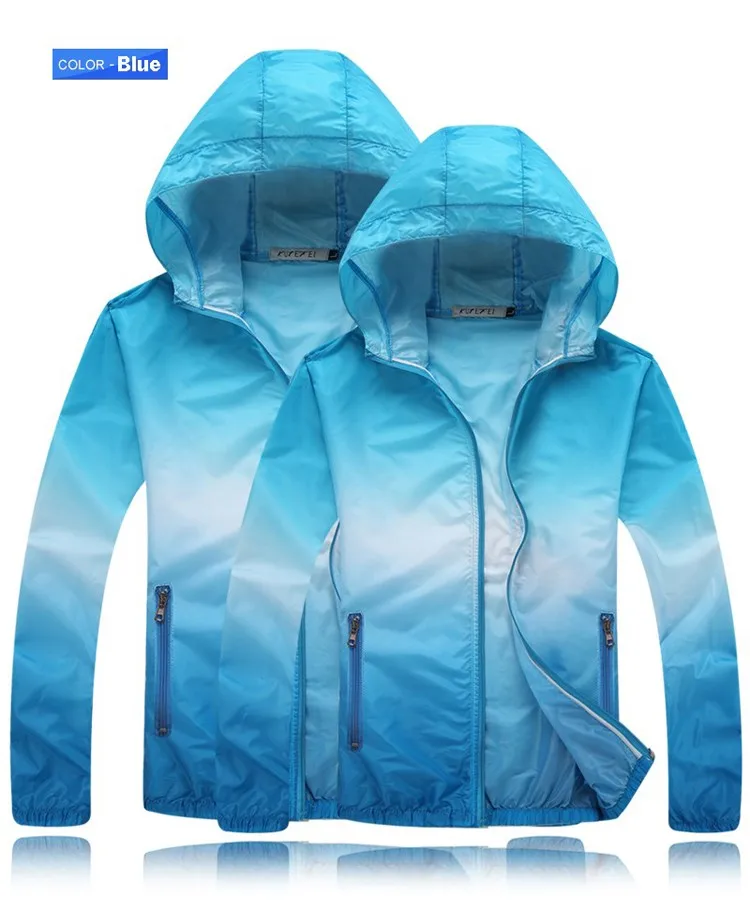 Солнцезащитная Мужская и Женская куртка размера плюс летняя ультратонкая дышащая ветровка женская повседневная куртка AW073