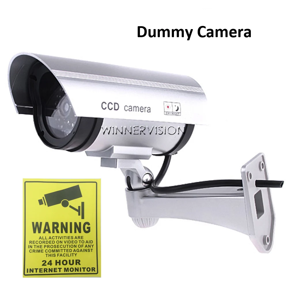 Fake Camera Dummy Emulational Camera CCTV Camera Bullet Waterproof