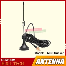 Mini Car Little Sucker UHF Hand Handheld Walkie Talkie Antenna High Gain 400-470MHz Suction Dish Antenna For Baofeng Kenwood TYT