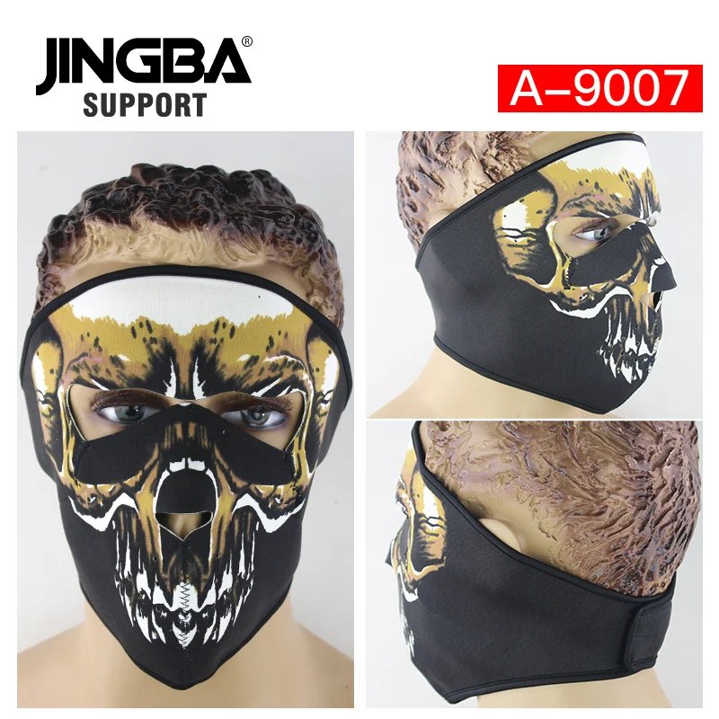 

JINGBA SUPPORT New Listing Camouflage Full Face tactica Mask Facemask Halloween Cool Mask Mens Outdoor Sport Ski bike Mask drops