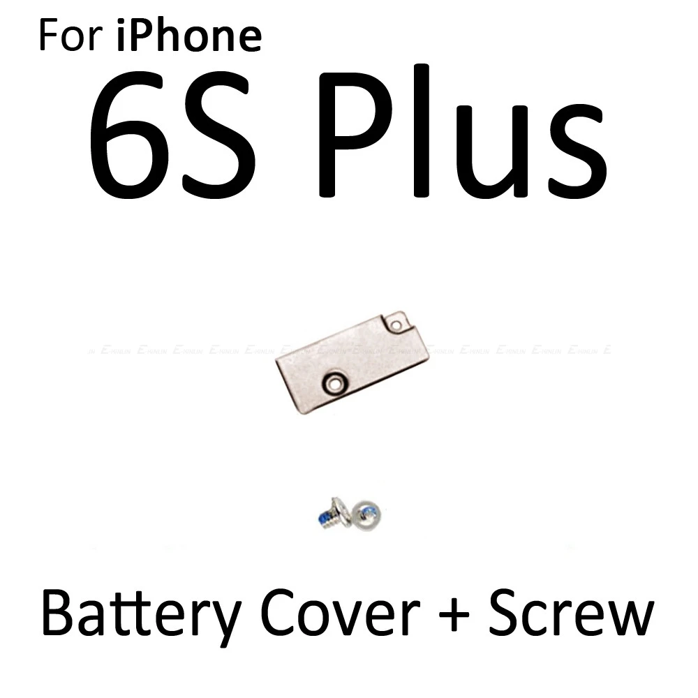 5 комплектов крышка Держатель винт для iPhone 6 6S 7 8 Plus X XS Max батарея ЖК сенсорный экран гибкий кабель металлический держатель кронштейн - Цвет: Battery 6S Plus