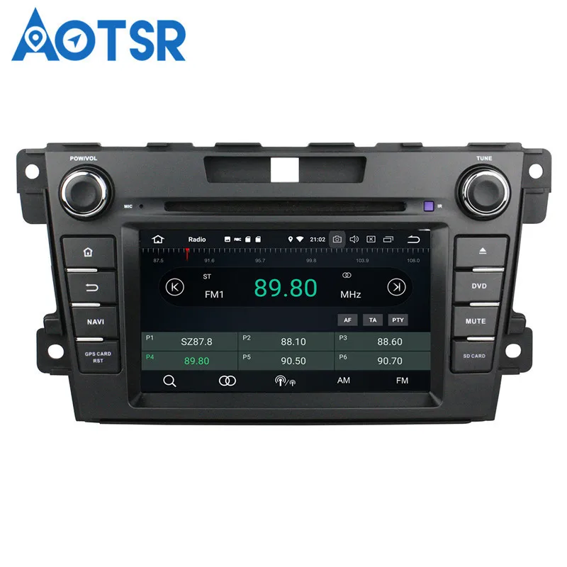 Discount Aotsr Android 8.0 7.1 GPS navigation Car DVD Player For Mazda CX-7 2012-2013 multimedia radio recorder 2 DIN 4GB+32GB 2GB+16GB 1
