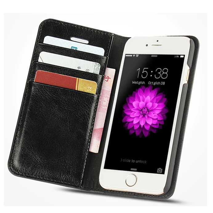 For iPhone X Case Cover for iPhone 8 7 6 6S Plus 5 5S 5SE Luxury PU Leahter Saddle Flip Wallet Phone Cases Coque Fundas