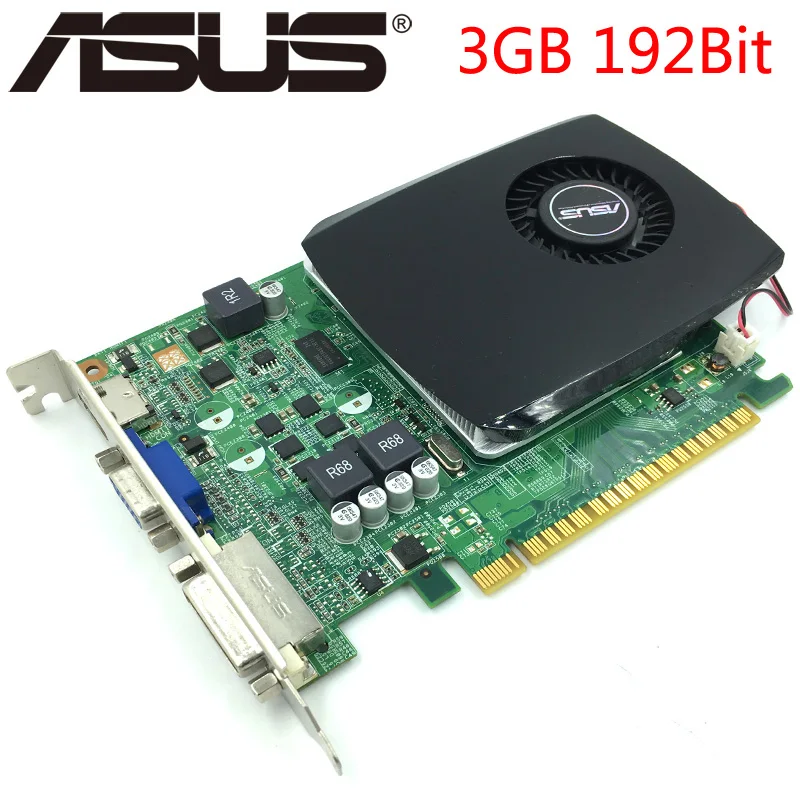 ASUS Video Card GT640 3GB 192Bit DDR3 Graphics Cards for nVIDIA Geforce GPU  Used VGA Cards stronger than GT630 & GT730 & GTX650|Graphics Cards| -  AliExpress
