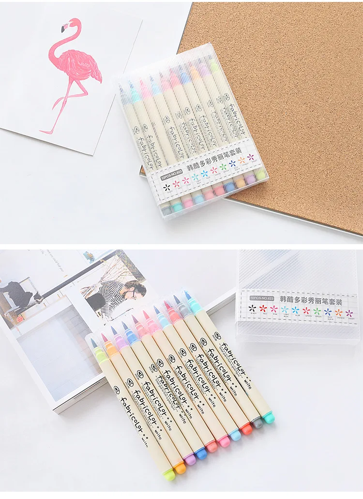 8 pacote lote Fabricolor Pintura Cor Doces