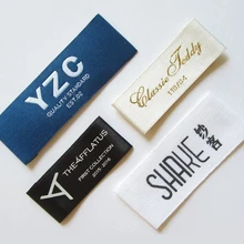 ZeQi 1000 шт оригинальное Тканое изделие этикетка шелкография этикетки персонализированные этикетки для одежды