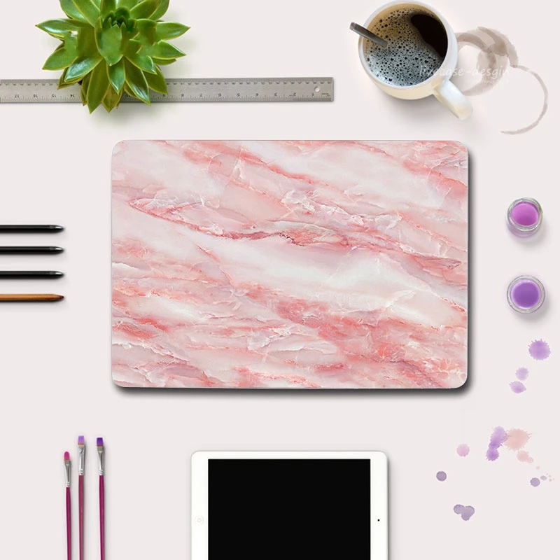 Мраморный чехол для Macbook Air 11 12 13 дюймов 3D модный жесткий ноутбука Pro 15 Carcasa Coque