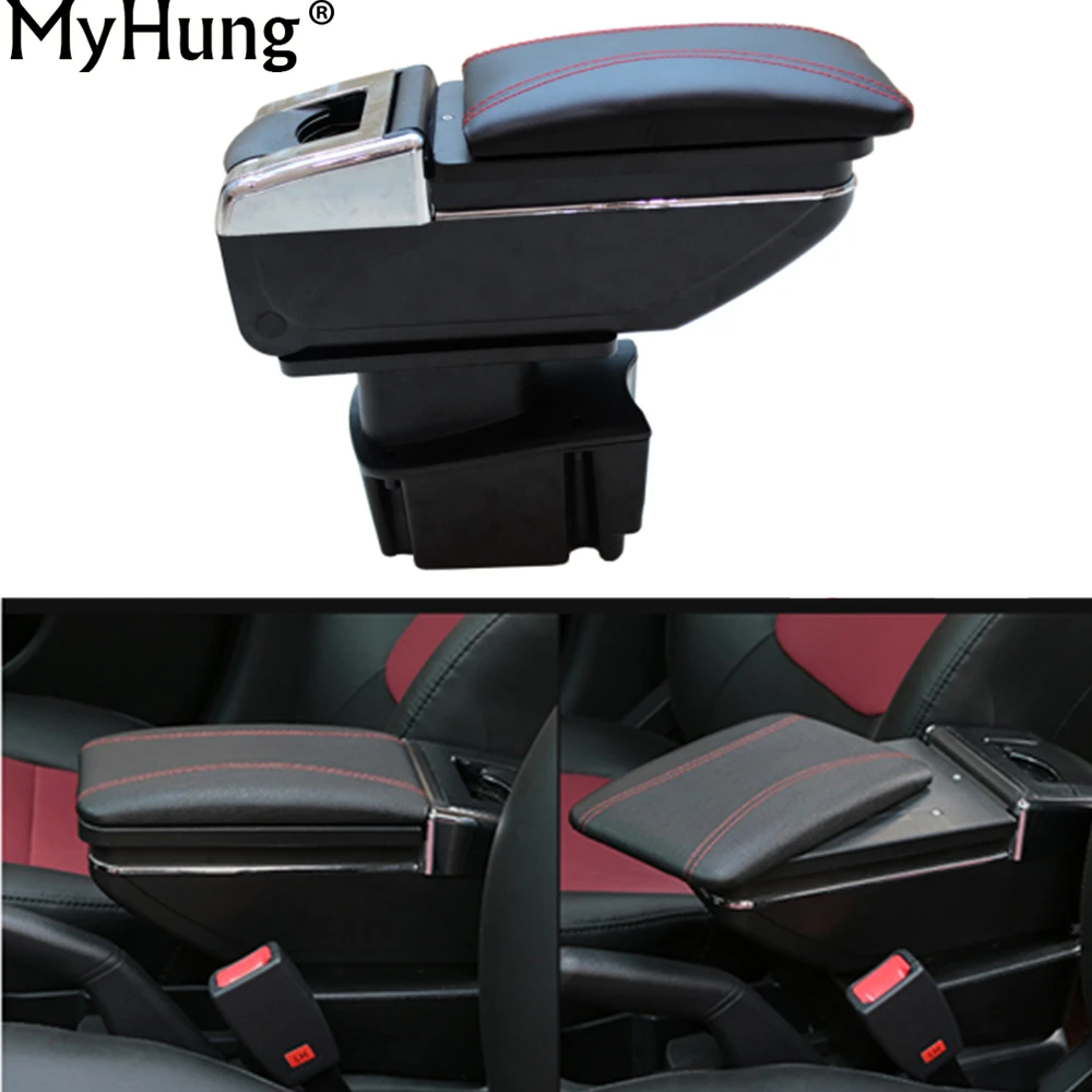 Car Armrest Center Console Storage Box For KIA Rio K2 2011
