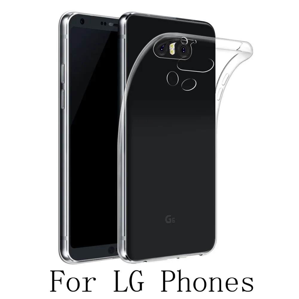 Чехол для LG V40 Прозрачная крышка V30 V20 V10 чехол силиконовый на заднюю панель