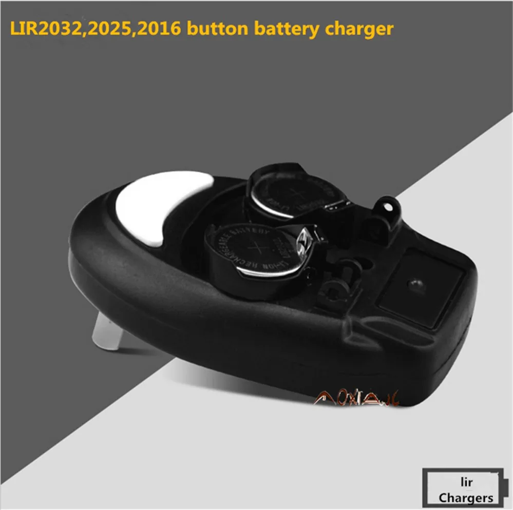 

1pcs LIR2032/2025/2016 Rechargeable Coin Button Cell Battery Charger