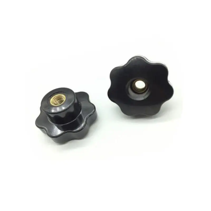 20 Pcs M6 X 20mm Male Thread 25mm Star Head Screw On Type Clamping Knob Knob Sli