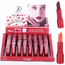 ZD матовая губная помада 12 цветов увлажняющая матовая губная помада сексуальный красный оранжевый цвет стойкий блеск для губ Косметика губные помады L076