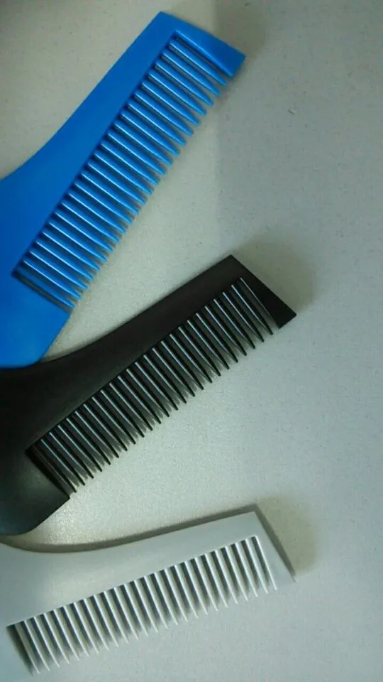 3 цветной гребешок борода для формирования стрижки инструмент секс мужской джентльмен борода отделка шаблон расчески для бороды бритья Hai Расческа Щетка для нарощенных волос