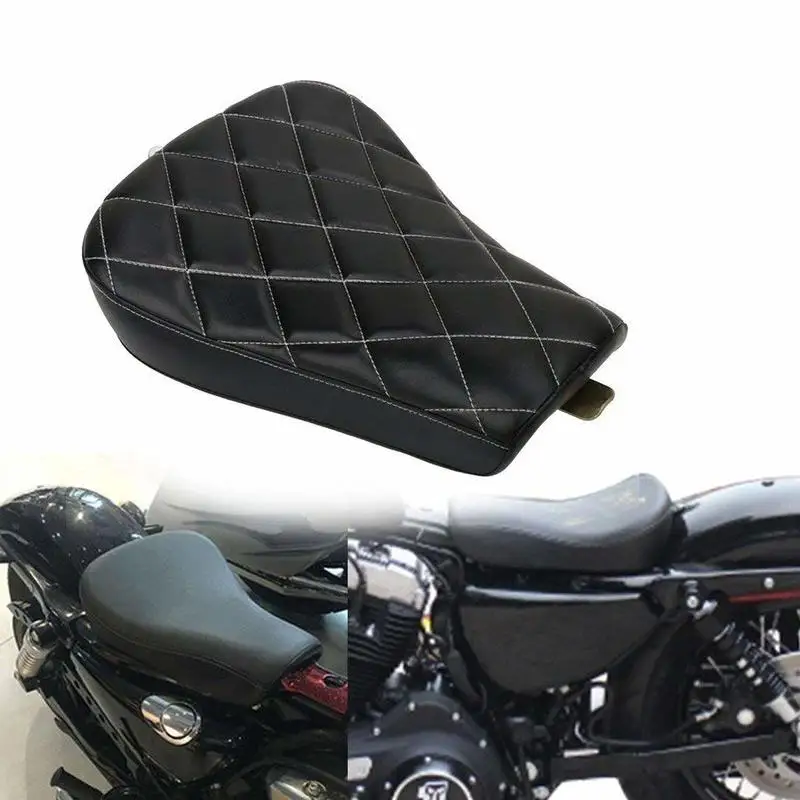 Мотоцикл передняя Solo Подушка сиденья сумка для Sportster 883 XL1200 черный|Сиденья и