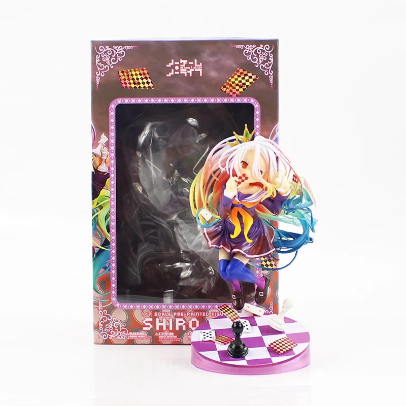

16cm NO GAME NO LIFE Shiro kawaii action figure model toy lovely beautiful girl Shiro NO GAME NO LIFE collection gift