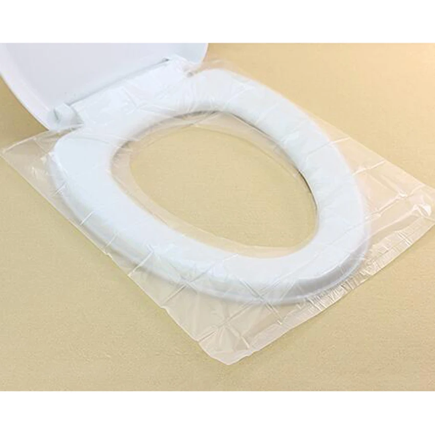 

Travel Safety Disposable Toilet Seat Cover Plastic Waterproof Travel Best for Pregnant women