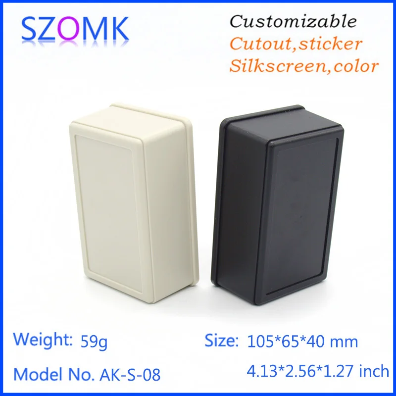 plastic enclosure for electronics control box szomk diy enclosure junction box plastic housing small abs instrument enclosure distribution box black plastic box enclosure electronics case   (13).jpg