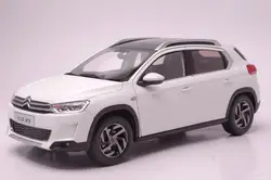 1:18 литья под давлением модели для Citroen C3-XR белый внедорожник сплав игрушечный автомобиль миниатюрный коллекция подарок C3