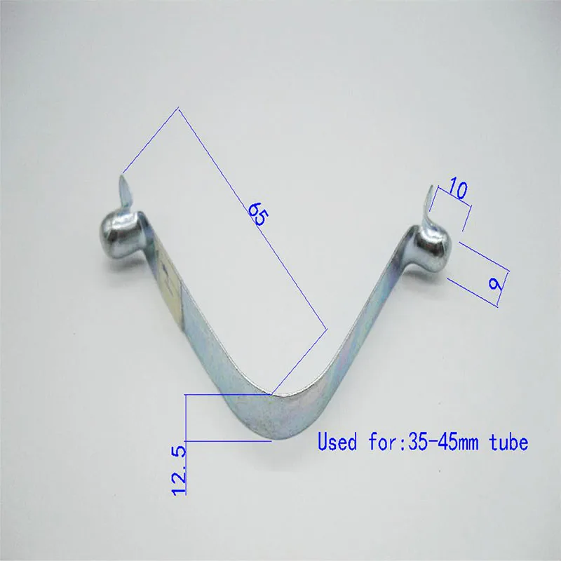 

Manufacturer customized Spring Steel Tent Tube Lock Spring V Shaped Snap Push Spring Clip#1