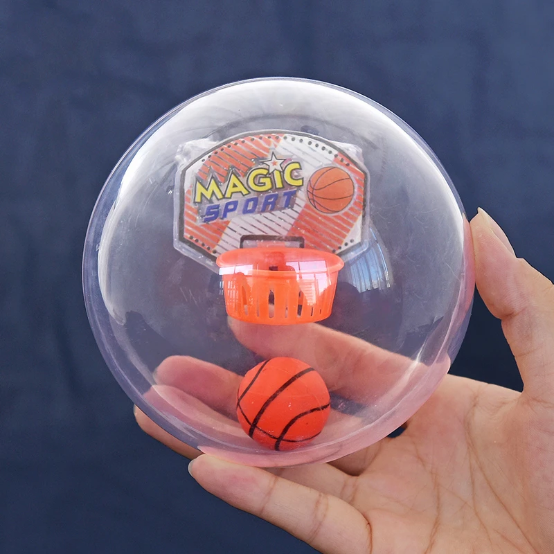 Palmar Game Ball Clear Plastic Capsules Toy Balls Shooting Basketball