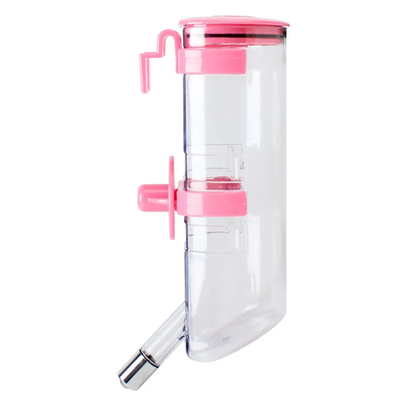 750ML Hanging Water Feeder Bottle for Small Cat Dog Rabbit Hamster Extended Type Pet Automatic Drinking Water Fountains noMY21 (7)