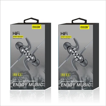 Online 100 PCS Hallo Fi Kopfhörer Super Bass Kopfhörer Rose Gold Lin Controll Sport Headset In-ear-headsets Musik Earbuds Für Zelle Handys PC