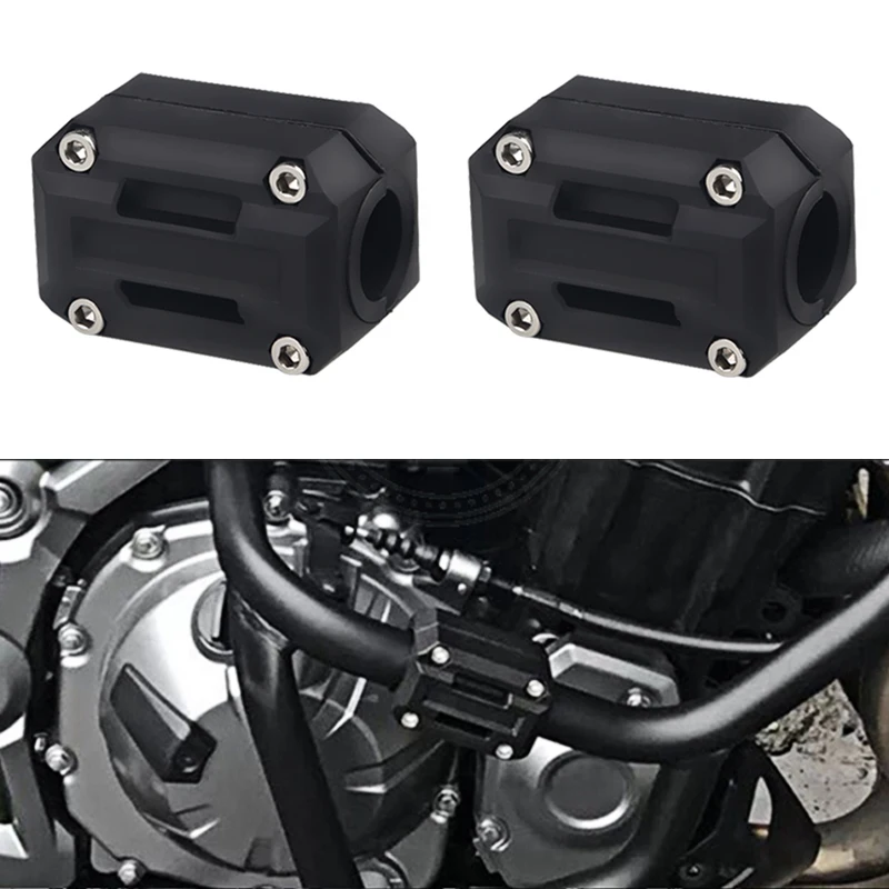 

Suitable for BMW R1200GS LC ADV For HONDA SUZUKI Motorcycle Engine Guard Bumper Protection Decorative Block 22/25/28mm Crash Bar