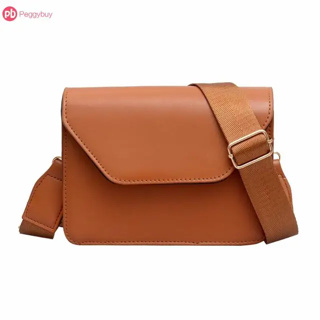 Buy 1pcs Women Shoulder Bag Thick Strap Flap Sling Bag Crossbody Bag Girl