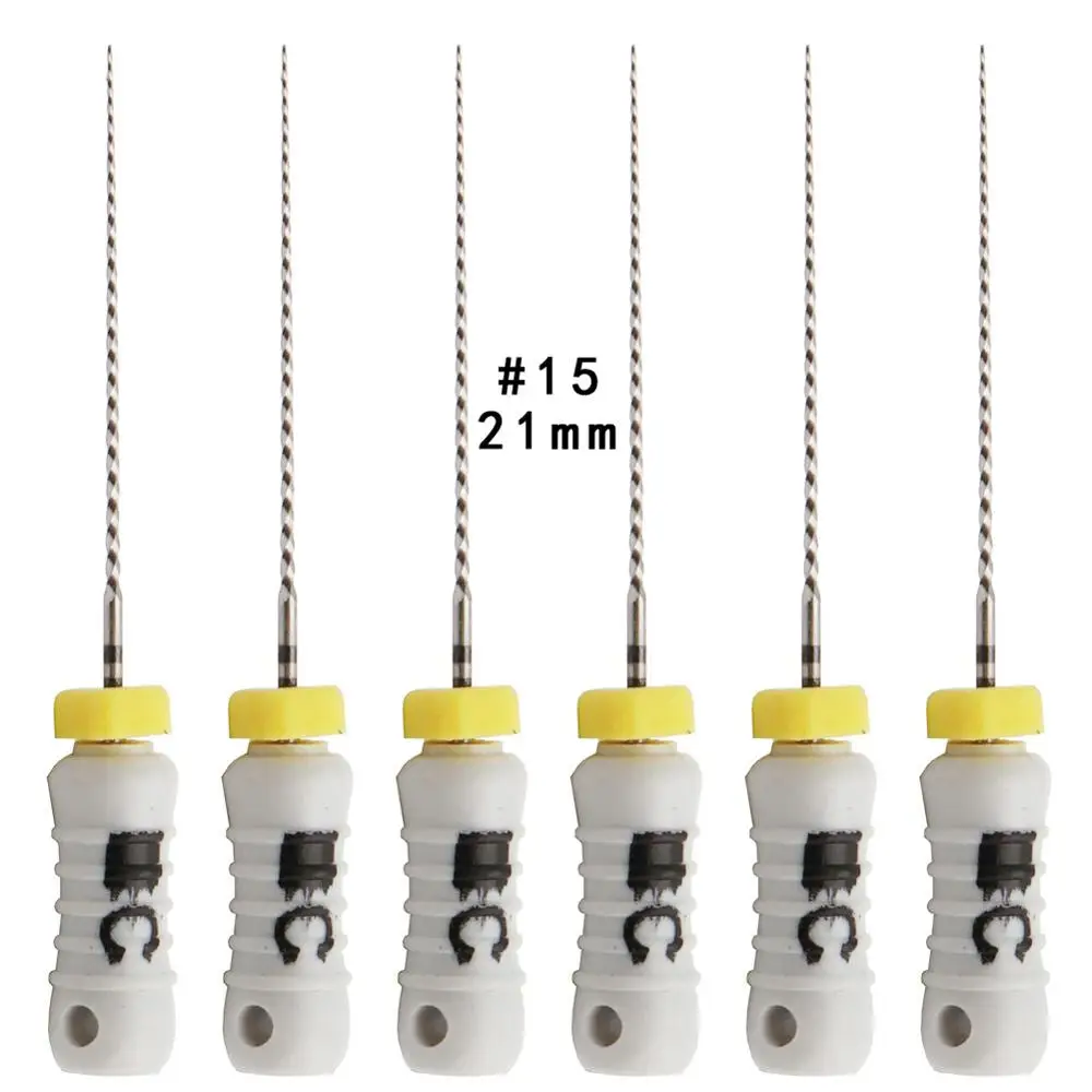 1 шт в упаковке(6 шт.) Стоматологическая стоматологическая эндо C+ напильники ручной Endo корневого канала Файлы Endodontic дентальные инструменты хорошее качество 21/25 мм - Цвет: 21mm Type 15