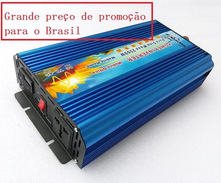 

Inversor De Corriente 2500w 12V DC input to 120V AC output