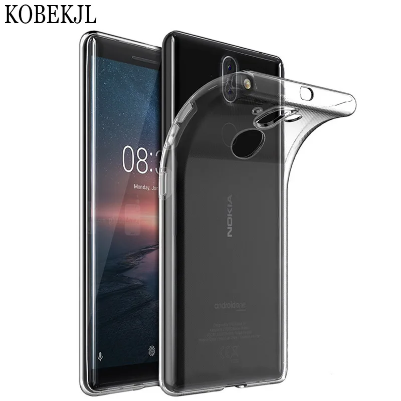 Чехол для Nokia 8 Sirocco 5 дюйма мягкий прозрачный чехол из ТПУ телефона Nokia8 TA-1005