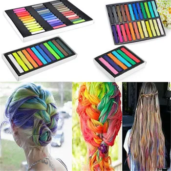 

1 Set Chalk Worldwide Hair Dyeing Hair Color Chalk Crayon Hair Pins Personalized DIY Hair Beauty Style Tools