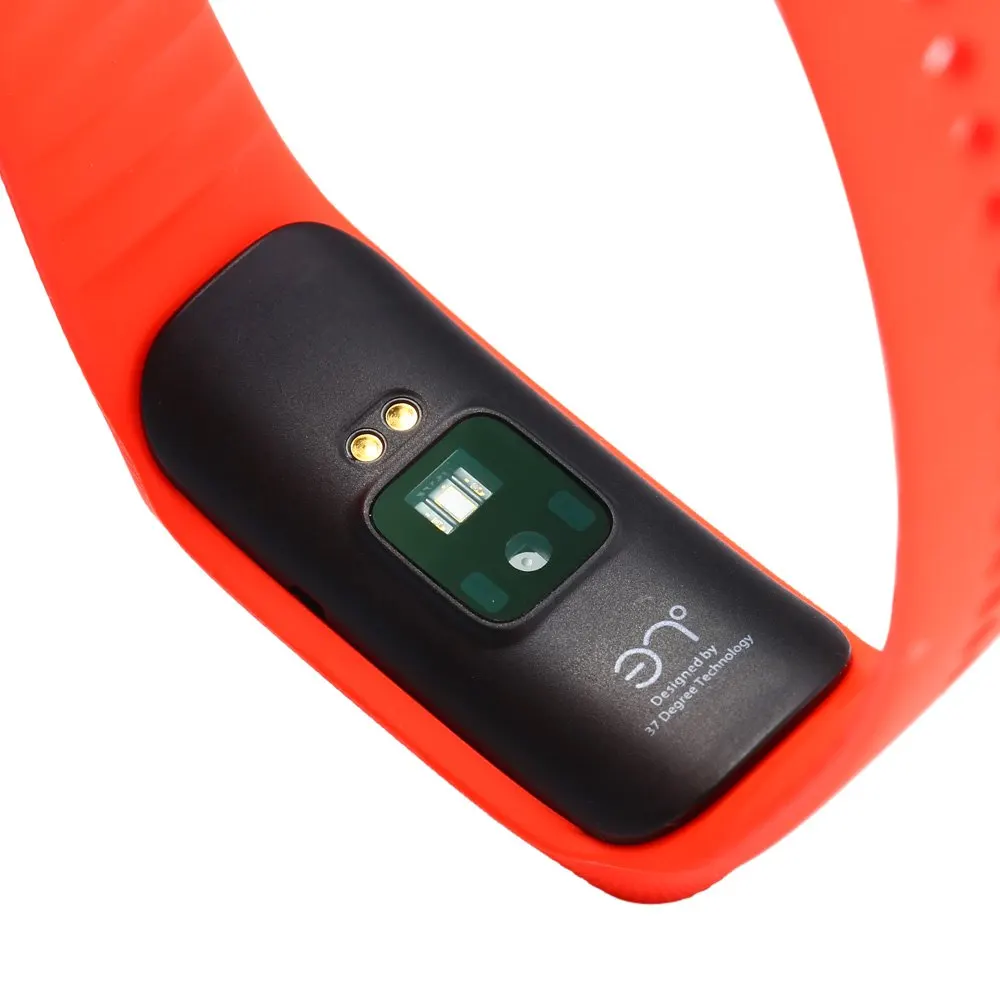 Newest 37 degree L18 Bluetooth 4.0 Smart Bracelet Watch Blood Pressure Heart Rat