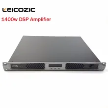 Leicozic аудио усилитель 1400 Вт x2 DSP управление 1u профессиональное аудио оборудование Высокая мощность цифровой усилитель де сом аудио усилитель переключения