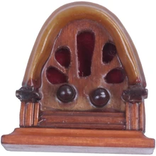 1:12 миниатюрное старинное радио аксессуары для кукольного домика