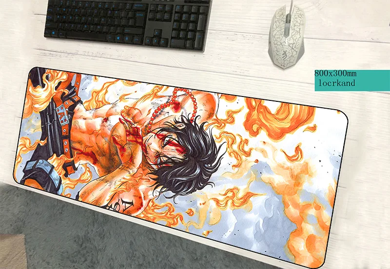 One Piece mousepad 800x300x3mm pad to mouse Colourful notbook computer