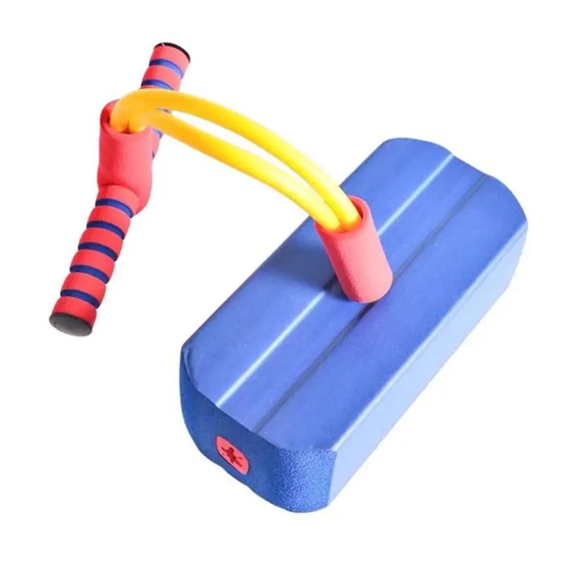 Teaching Increase Educational Toys Jumping Sports Outdoor Games Children Rubber Crazy Jumping Stilts SafetyToys For Kids Toy - Цвет: Синий