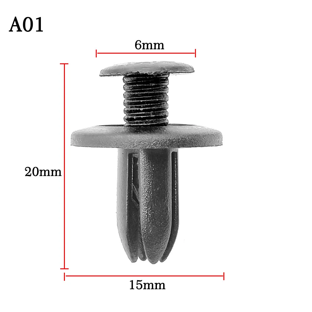 CNIKESIN-A01-100PCS-Car-Plastic-Fastener-Universal-Fender-Bumper-Fixed-Clamp-Interior-clip-Expansion-Screw-Auto (1)