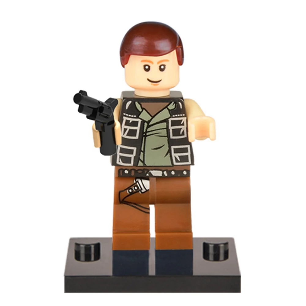 Singlesale Звездные войны последний джедай молодой Хан Solo Звезда смерти Leia Obi Wan minifig