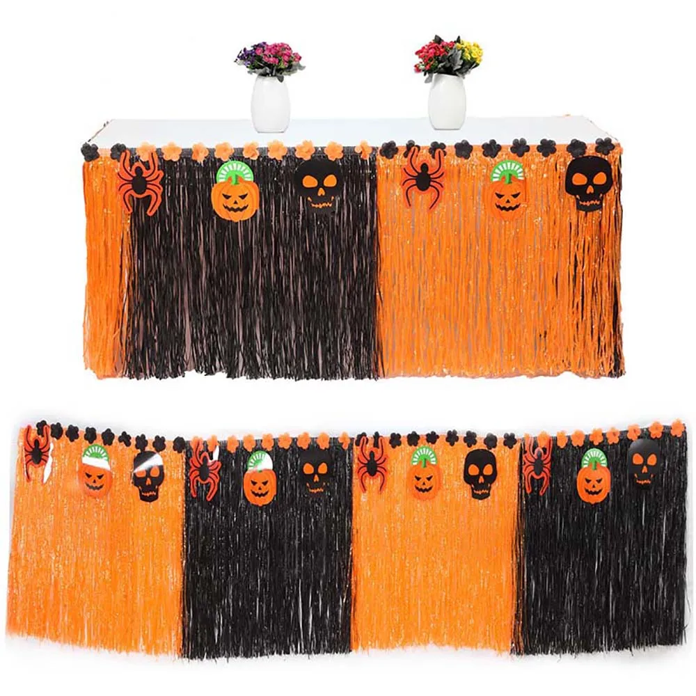 275x75cm Hawaiian Party Grass Skirt Halloween Props Decorations Party