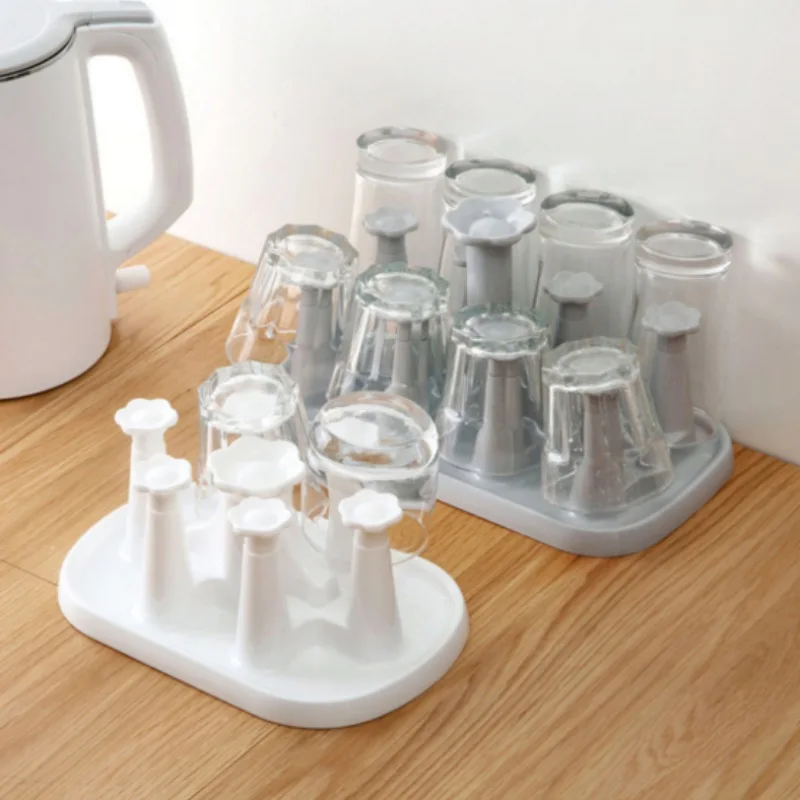 4/6/8 Tea Cups Kitchen Tabletop Mug Holder Countertop Beer Coffee Cup