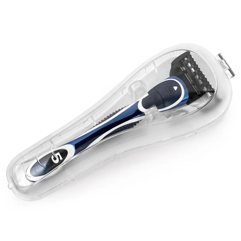 

Qshave Portable Travel Razor holder Protector Case for Manual Razor Suitable for Most Razors 16.2x6.1x3cm, 1PC (No Razor In)