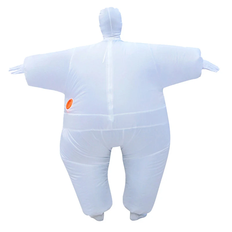 White Sumo Inflatable Wrestling Suit Cosplay Costumes Inflated Garment Halloween Christmas Party Clothes Full Body Suits Toy - Цвет: White