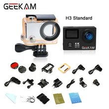 Original GEEKAM H3R H3 action camera 4K wifi Ultra HD 1080p60fps 720P120FPS pro waterproof mini cam bike video sports camera