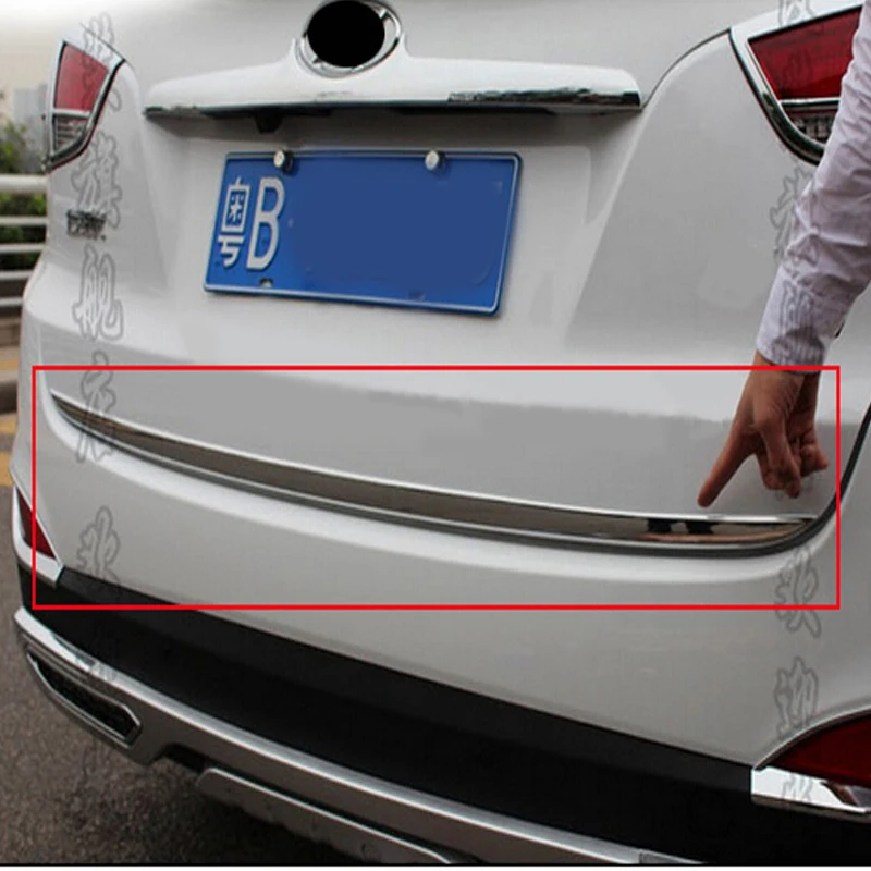 

Chrome Rear Bottom Trunk Lid Cover Trim For HYUNDAI Tucson ix35 2010 2011 2012 2013
