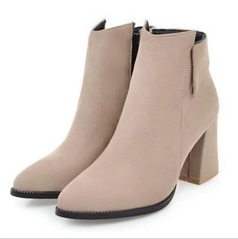 

Laides Plus Size 22-51 Shoes Woman Women Pumps Sexy Winter Zapatos Mujer Fashion Chunky High Heels Girls G61158
